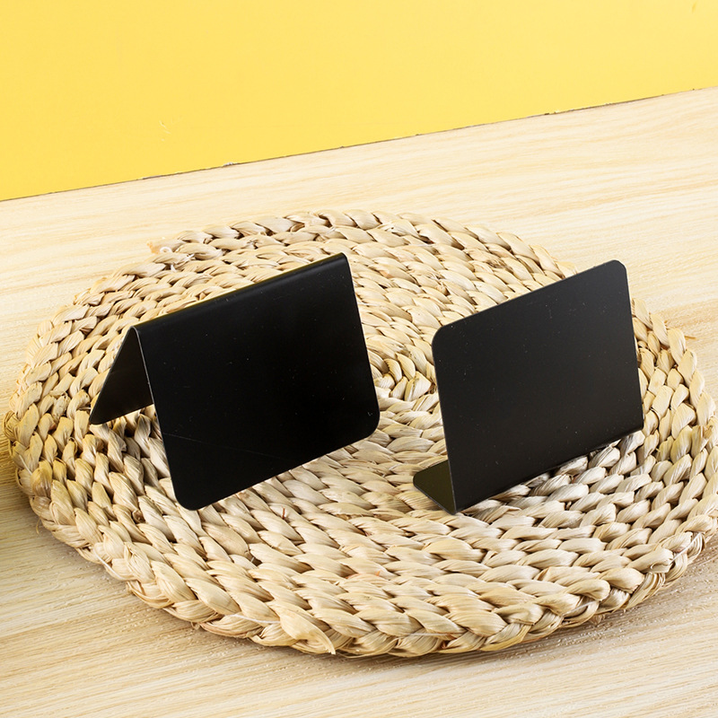 Стираемый ценник для товаров настольный L-образный