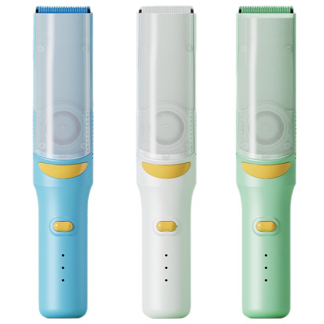 Baby Hair Clipper Ultra-Light Sound Automatic Hair Suction Baby Hair Shaving Newborn Children Electric Clipper Shaving Artifact
