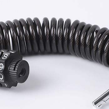 Electric car password steel cable helmet lock silver hole waterproof anti-theft mountain bike bicycle motorcycle portable