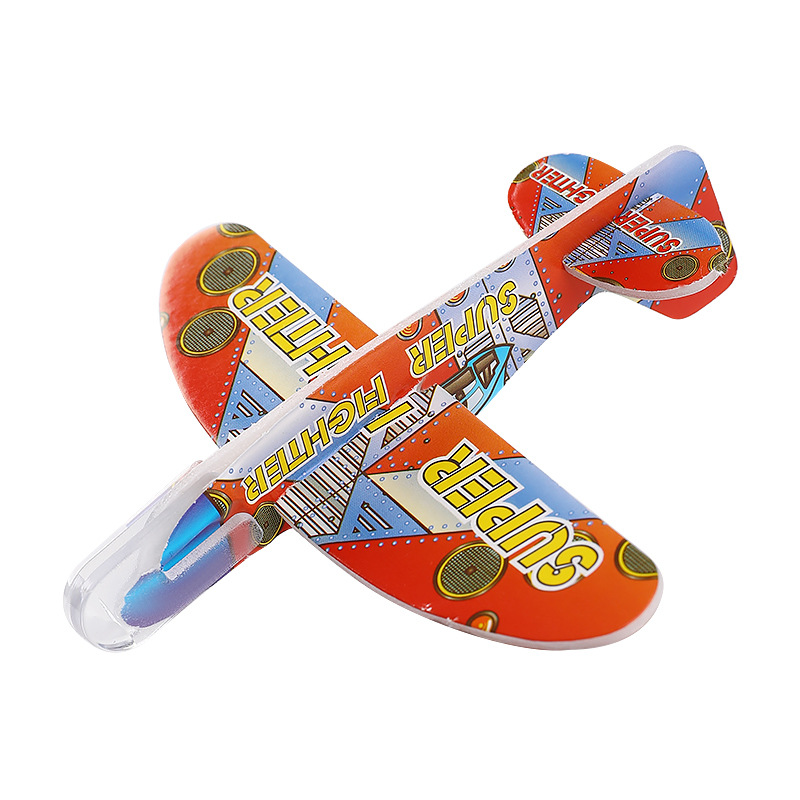 Mini hand throw small aircraft foam color children's toy aviation model stall gift kindergarten cross-border wholesale