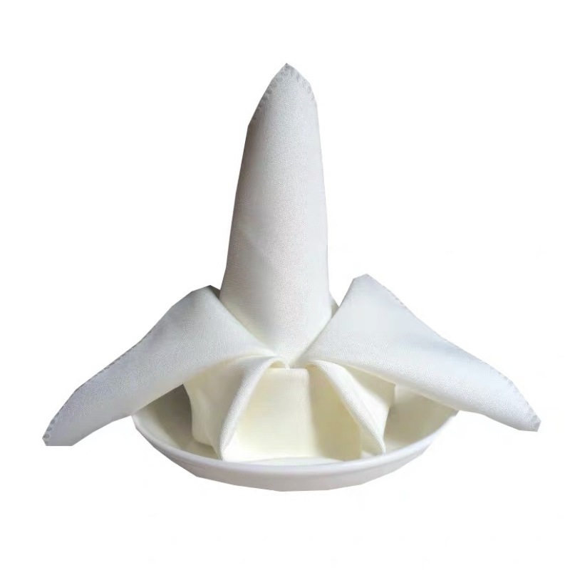 Hotel Western Restaurant Mouth Cloth Pure Plain Napkin Cloth Red White Blue Plain Folded Tablecloth Home