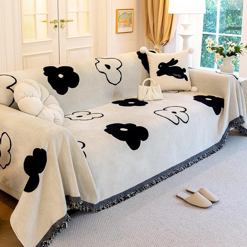 X5L Double-Sided Chenille Sofa Towel, Universal Armrest and Backrest Cover for All Seasons, Seat Cushion 2023 New All-Inclusive Cover