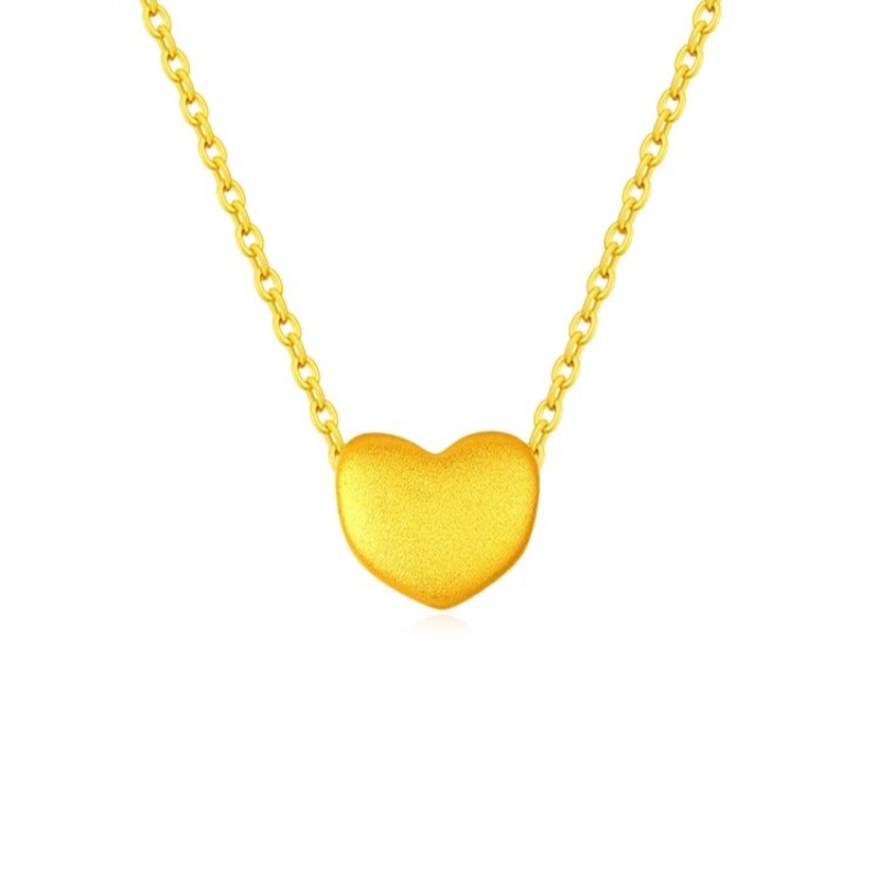 Shuibei Gold China Gold Store 999 Gold Pendant 3D Hard Gold Ginkgo Leaf Necklace Meiye Explosions Gift