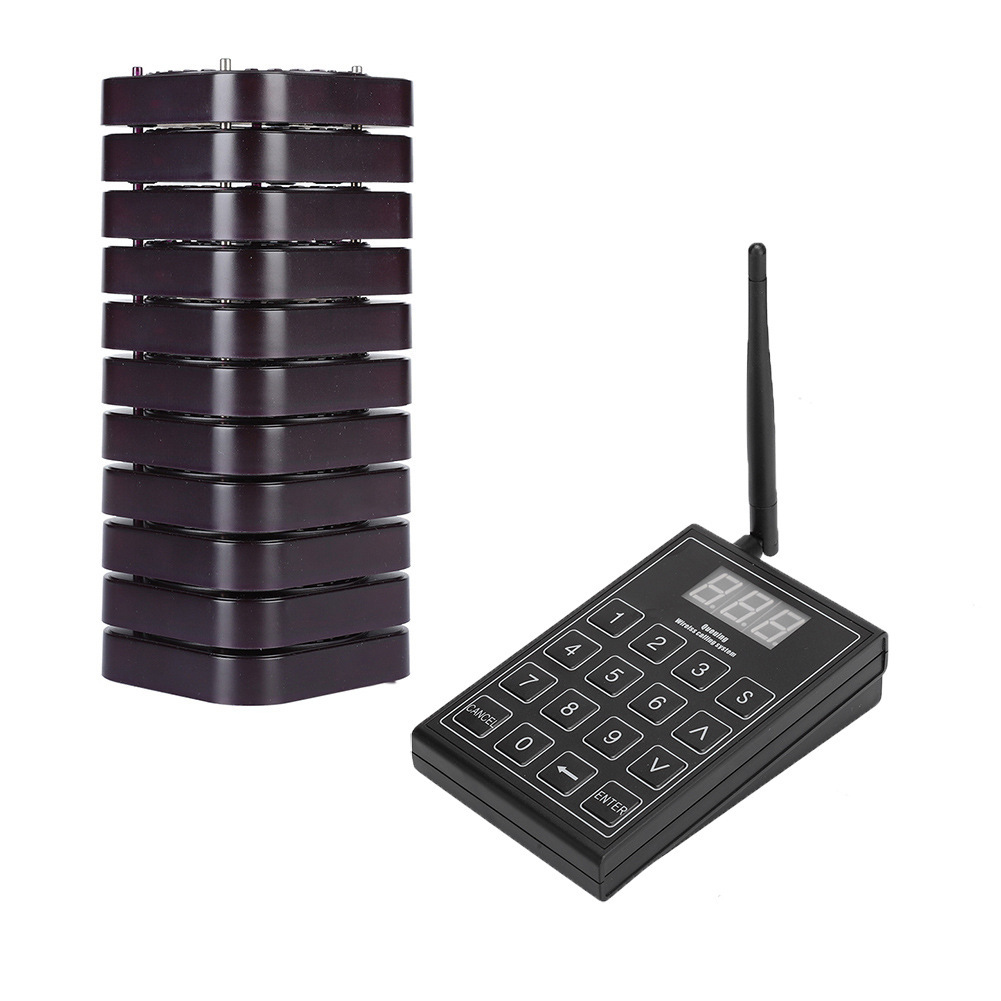 Su-669 Wireless Meal Taker Caller Vibrating Square Plate Meal Taker Foreign Trade Call Machine Meal Taker Queuer