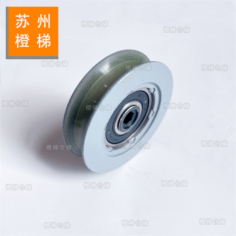 For Mitsubishi Sios Elevator Door Hanging Wheel 56*14*6201 with Axle Layer Door Panel Wheel Elevator Accessories