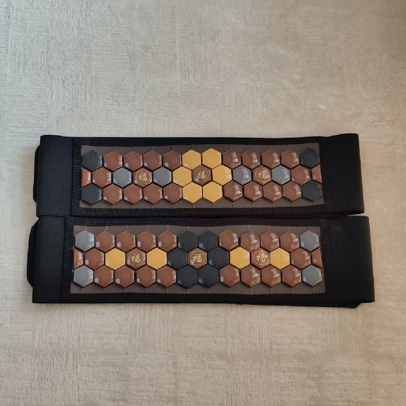 Tourmaline Elastic Belt Support Belt Qingdao Genuine Germanium Stone Belt 108*10cm Color Matching Waist and Abdomen Protective Belt