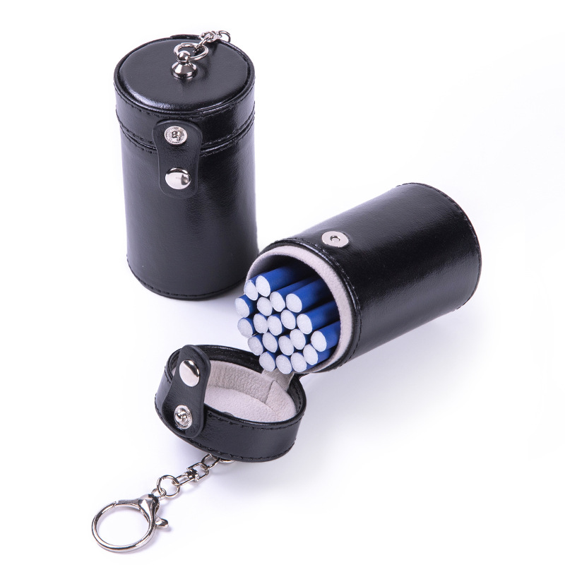 Cross-border PU leather cigarette box thick branch medium branch thin branch box 20 magnetic cigarette protection box flip type metal cigarette box