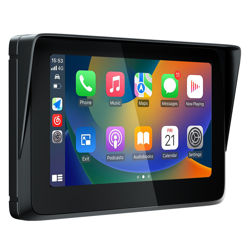 Hot Selling 5inch Motorcycle Navigation Dual Bluetooth Smart Motorcycle Carplay Waterproof Touch Screen Portable Navigator