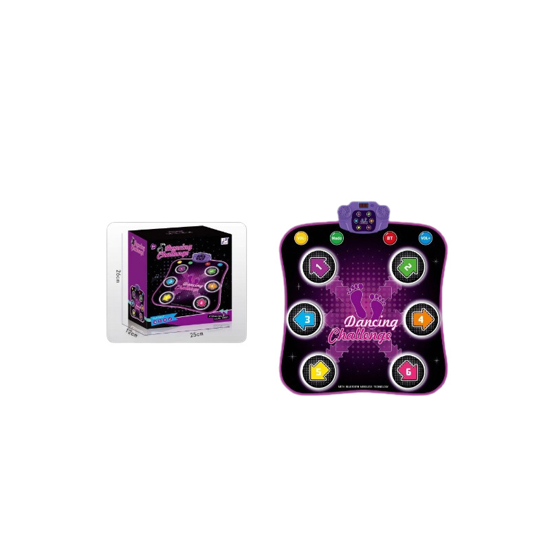 Cross-Border Electronic Children's Dance Mat Luminous Bluetooth Music Parent-Child Interactive Somatosensory Game Birthday Gift Dance Mat