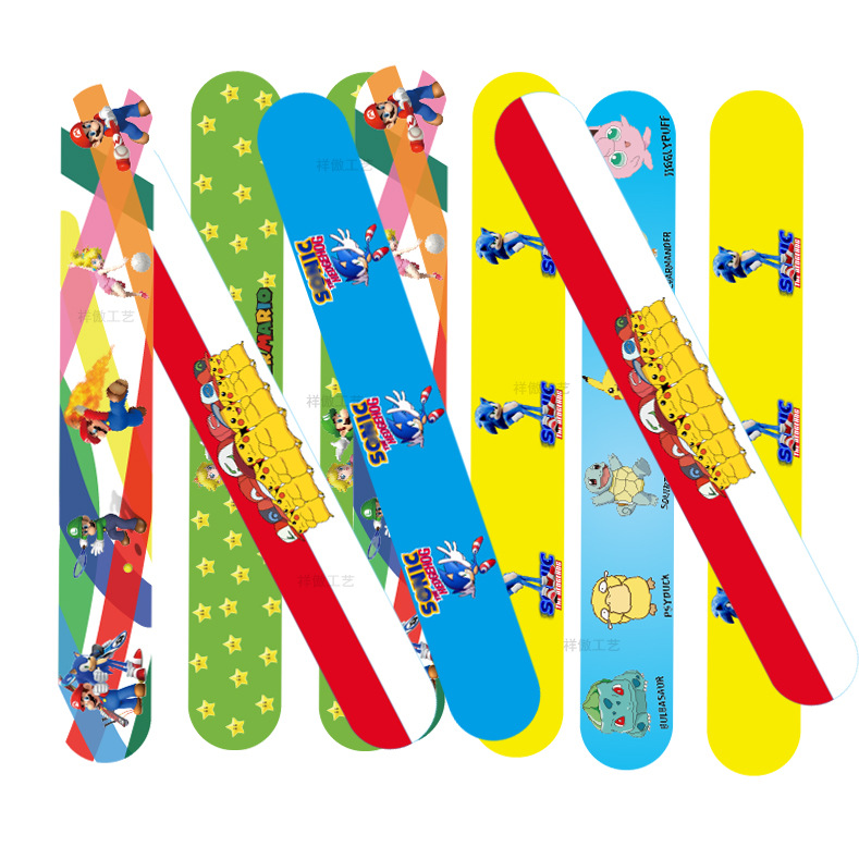 Mario MARIO Pop Ring Elf Pokemon Pikachu Pat Ring Sonic SONIC Pop Ring Bracelet