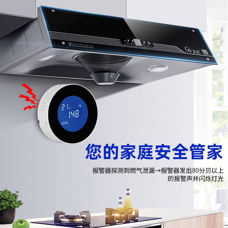 Yunhoney Home Wifi Wireless Gas Alarm Tuya Smart Natural Gas Gas Detector Factory