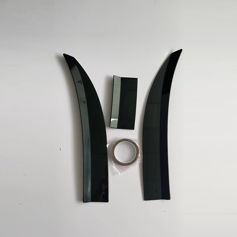 Source Manufacturer Three-Stage Adjustable Bright Black Carbon Fiber Rear Wing Universal Spoiler Car Modification Universal Rear Wing