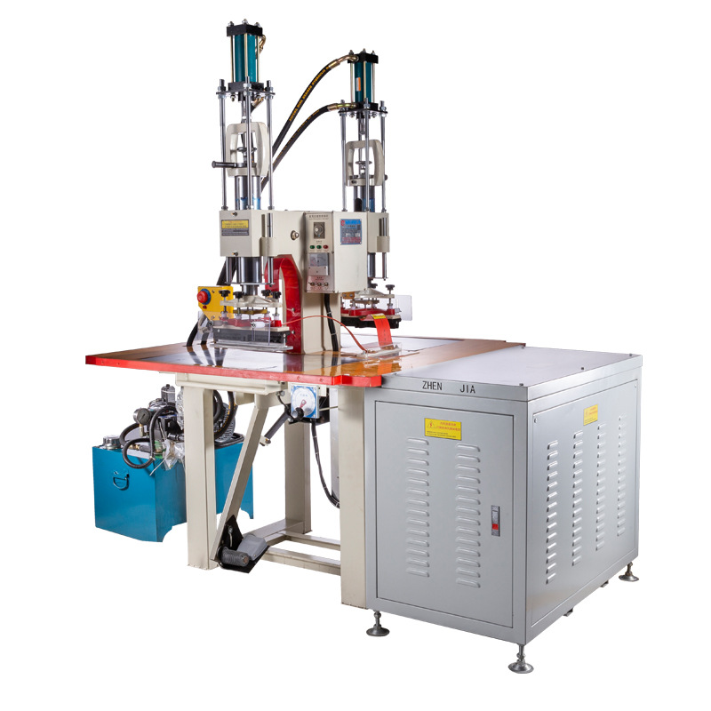 Vamp Embossing High Frequency Heat Press Machine Pu Leather Embossing High Frequency Welding Machine Double Head Hydraulic High Frequency Machine Manufacturer