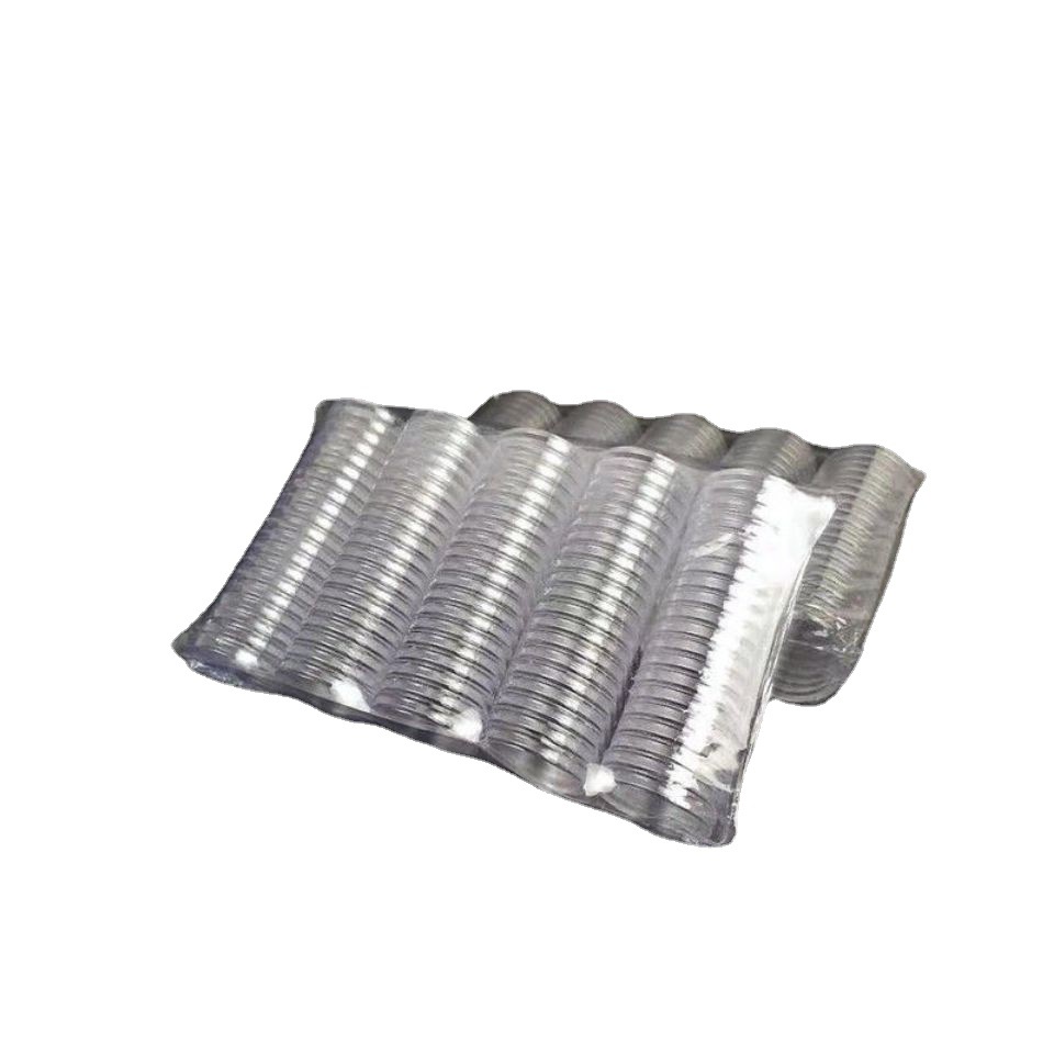 Inner diameter 23mm coin collection box coin round box commemorative coin Great Wall coin 2 jiao ancient coin copper transparent protective box