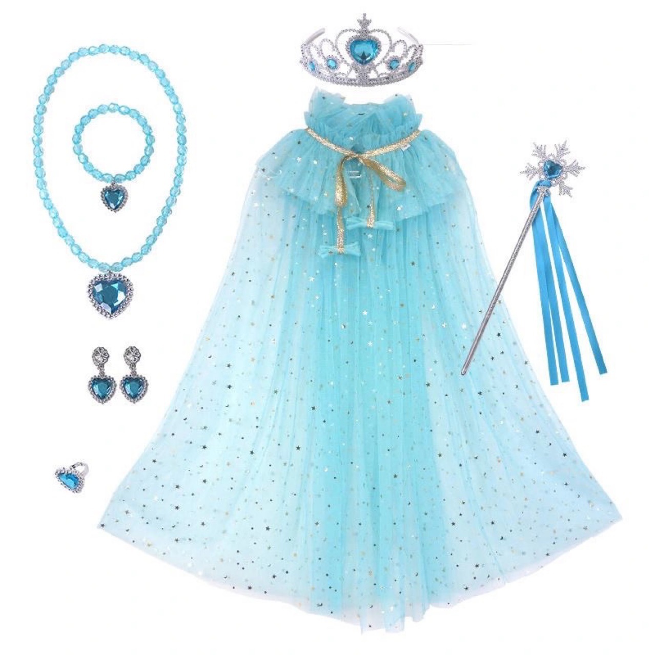 Frozen Aisha Anna Cape Children's Cape Cape Cape Costume Girls' Princess Cape