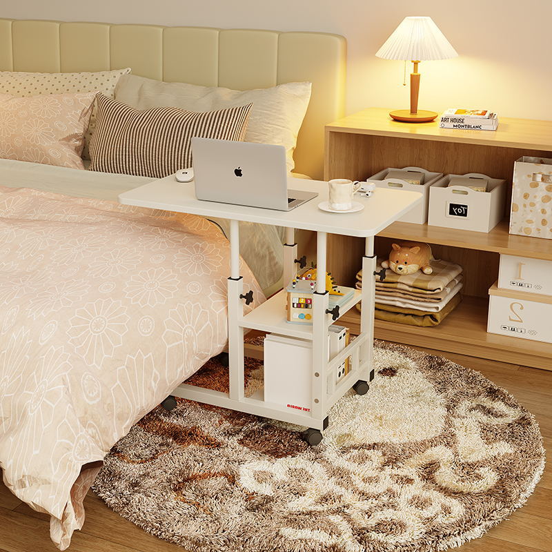 Bedside Table Simple Student Desk Movable Lifting Computer Desk Bedroom Dormitory Home Learning Side Table