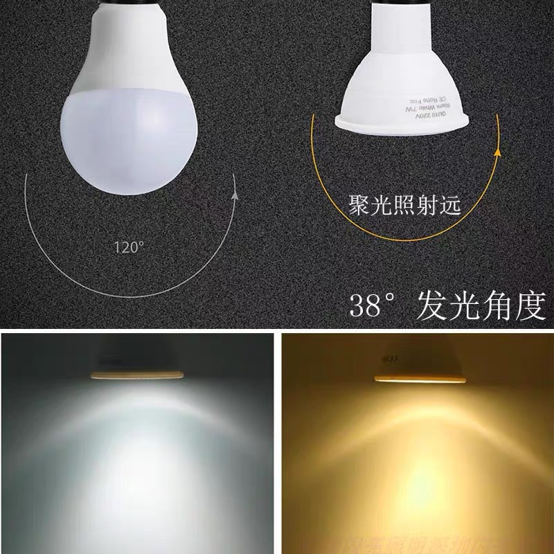 LED lamp Cup GU10 bulb MR16GU5.3 pin 2835 lamp beads E27 lamp holder led spotlight lamp Cup