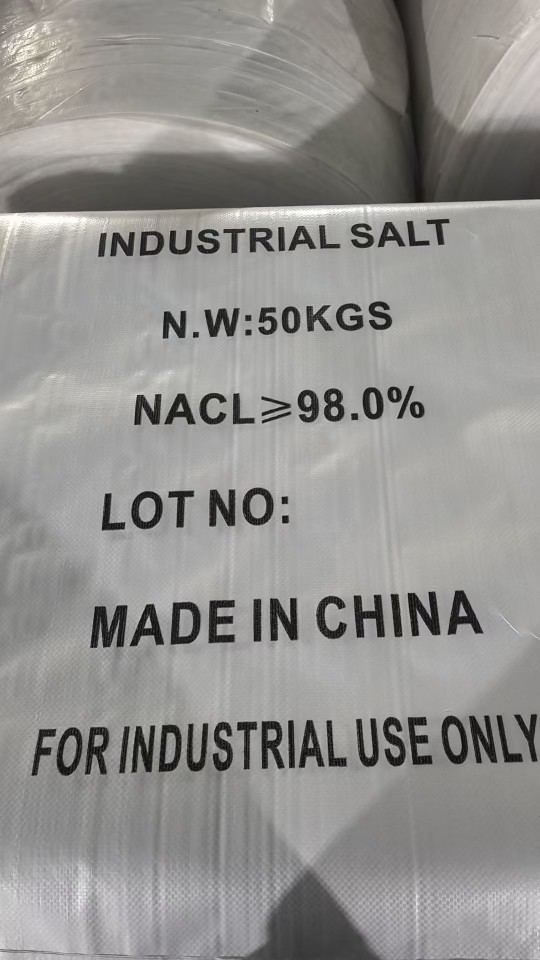 Huaian 50kg Packaging Sodium Hypochlorite Industrial Sodium Chloride 98.5% Content Water Treatment Industrial Salt National Standard Fine