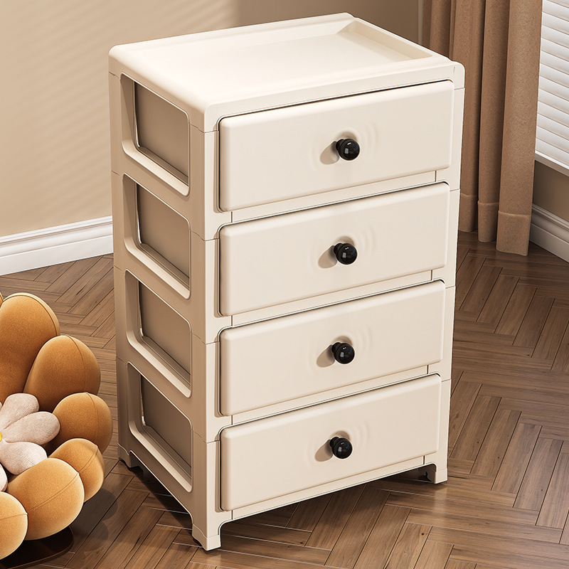 Latin American New Style Drawer-Type Bedside Table, Multi-Layer Storage Cabinet for Living Room, Five-Drawer Cabinet, Snack Storage Cabinet