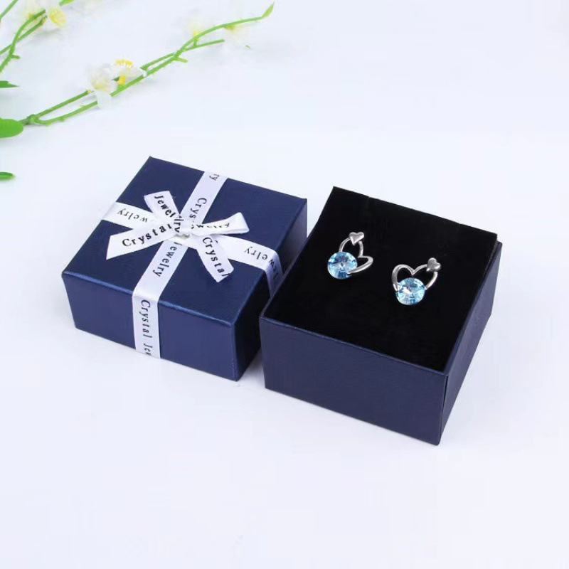 Korean Jewelry Wholesale Jewelry Bracelet Packaging Box Ring Gift Box High-End Fashion Boutique