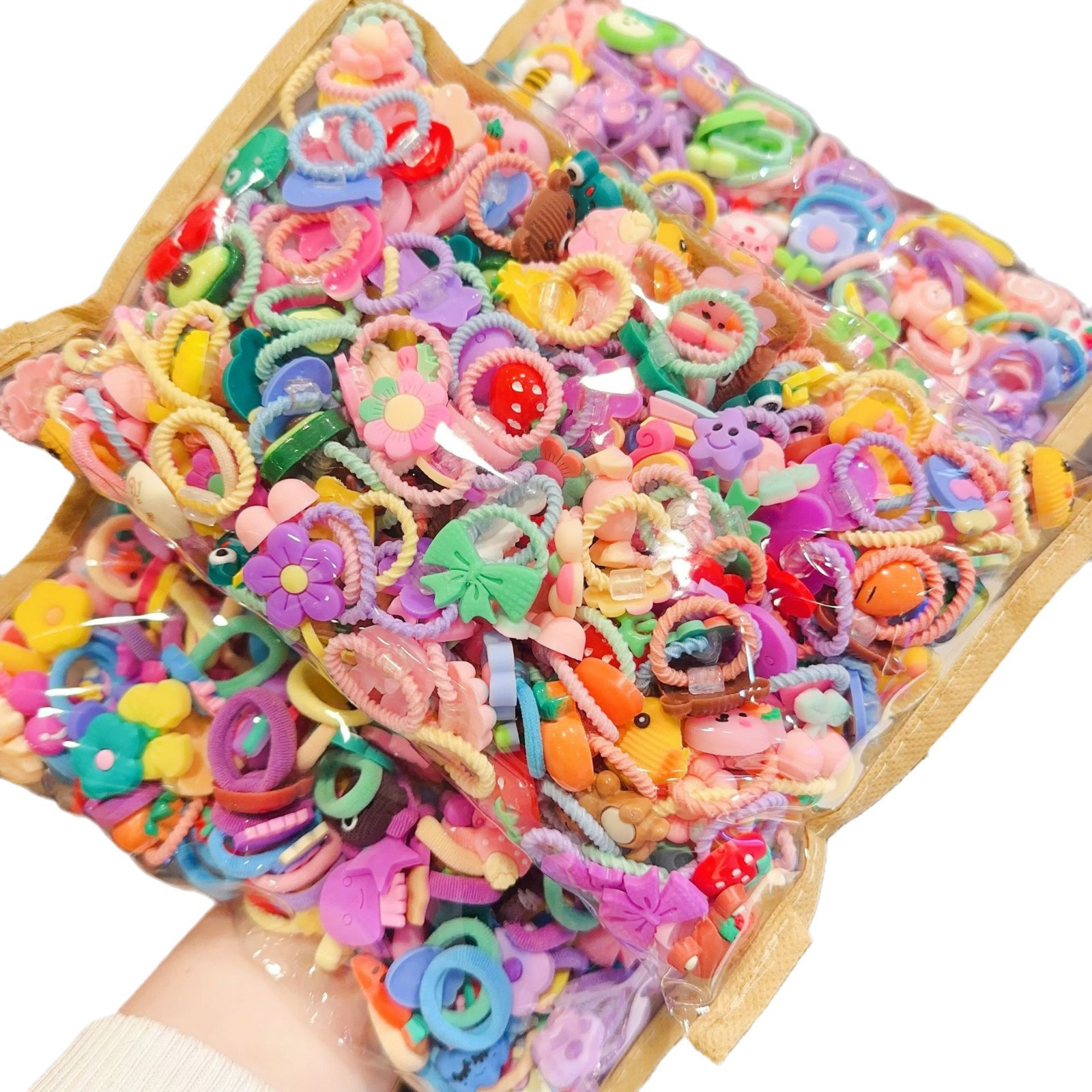 Children's Cute Thumb Hair Band Baby Hair Tie Baby Headband Little Girl High Elasticity Does Not Hurt the Hair Rubber Band Headband