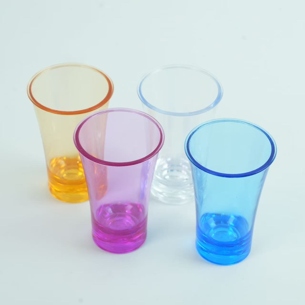 Plastic Cup bullet Cup plastic white wine glass b52 one Cup spirits Cup bar creative swallow cup color Cup