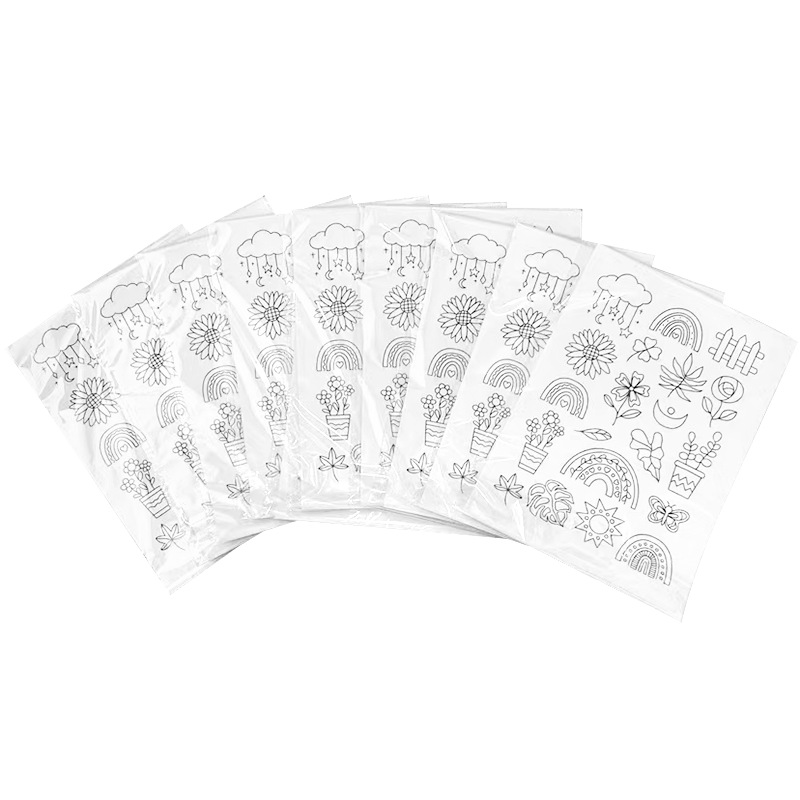 Water-soluble embroidery non-woven fabric handmade embroidery self-adhesive adhesive low temperature cold water-soluble non-woven fabric embroidery stabilizer