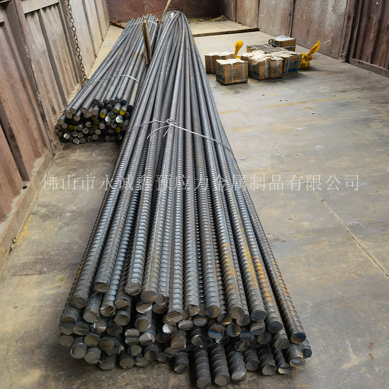 Threaded Steel Rebar Hrb400E Three-Level Earthquake-Resistant Construction Steel Rebar, Precision Rolled Threaded Steel, Coil Rebar, Steel Rebar Export
