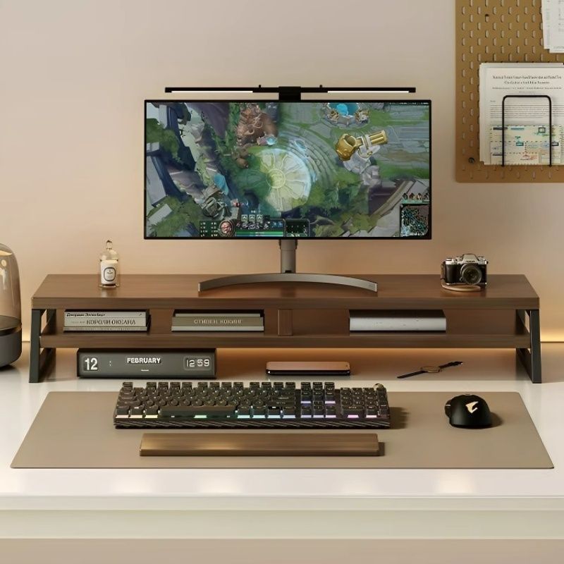 E-Sports Room Desktop Computer Monitor Stand Base Workstation Extended Storage Rack Laptop Support Stand Wholesale