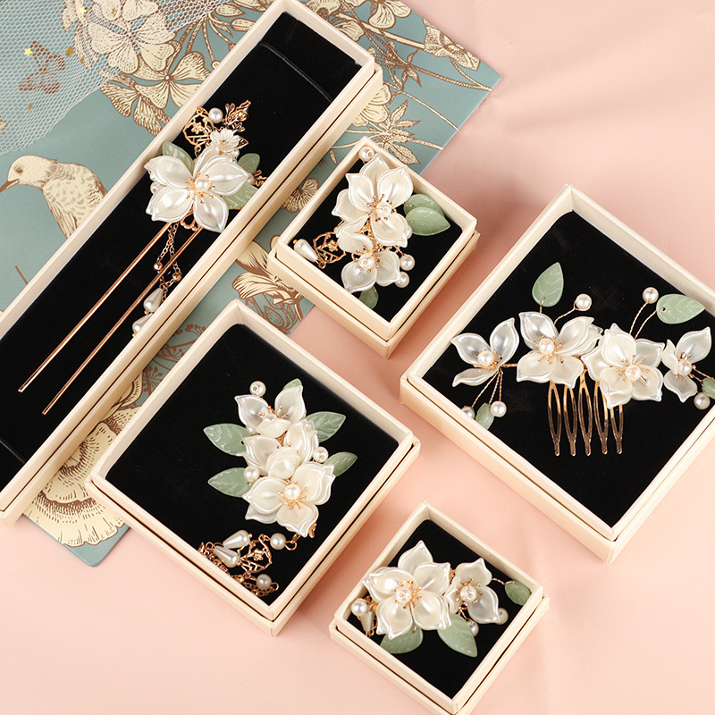 Подарок на День святого Валентина, головной убор камелии, древний стиль, набор заколок для волос