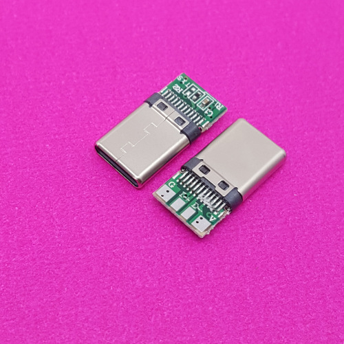 Разъем Type-C мужской кабель данных штекер TYPEC заклепка растяжение быстрое зарядное устройство терминал 16P полный контакт