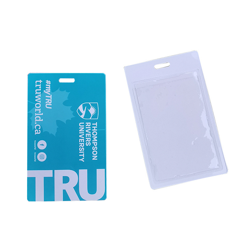Amazon's Popular Wear-Resistant Plastic Luggage Tag Pvc Luggage Card Holder Can Be Inserted with Business Cards Luggage Tag