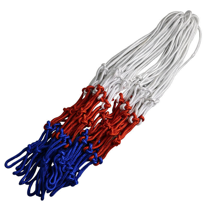 Source manufacturers basketball net thick durable cross-border supply professional competition polyester woven rope basketball net