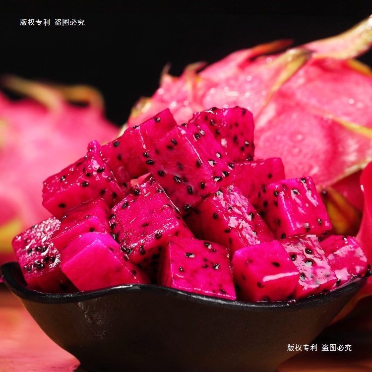 Hainan Jindu No. 1 Red Heart Pitaya 2.5kg Whole Box Large Fresh Seasonal Red Flesh Treasure Fruit Free Shipping 3