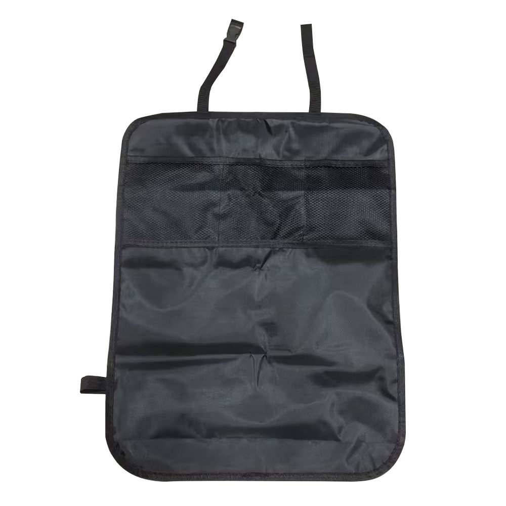 Car seat back storage bag car rear seat anti-kick cushion belt mesh storage bag car seat protection artifact