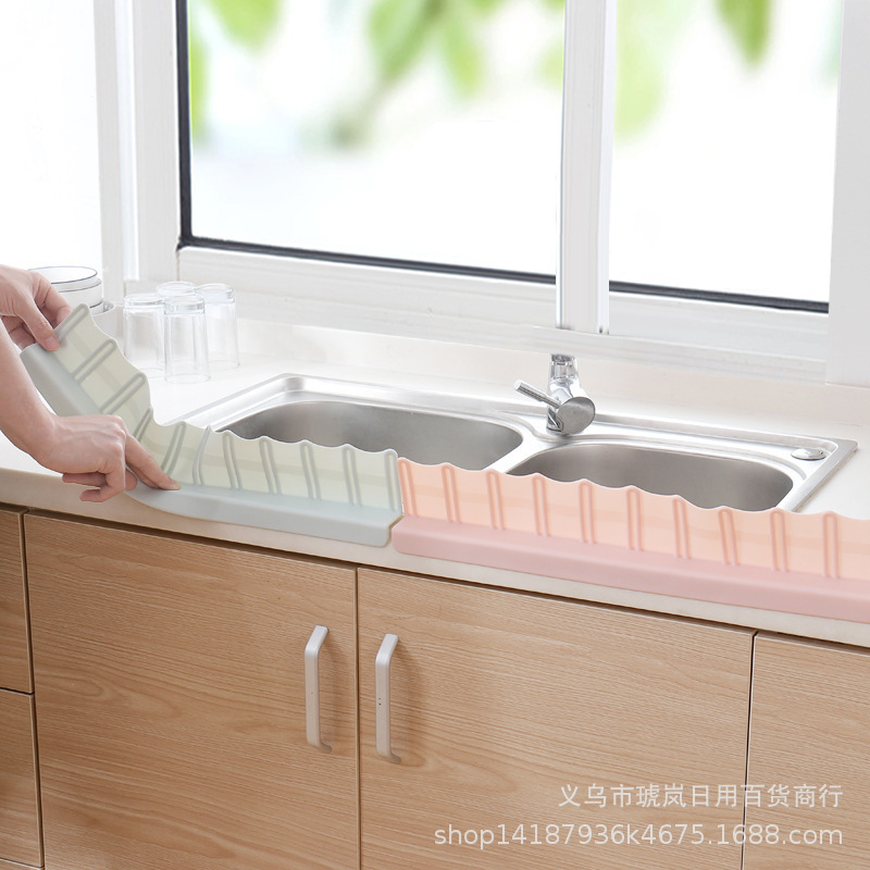 Kitchen Sink Baffle Bathroom Sink Anti-Splash Household Sink Countertop Anti-Strip Pool Baffle