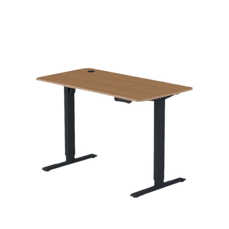 Xavier 1.6 m large desktop walnut color motor electric lifting table stand bracket lengthened lifting desk