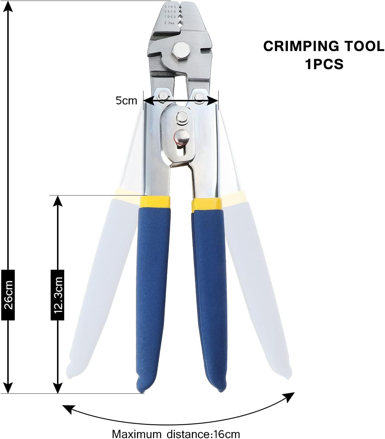 Knpwer 151 Stk Drahtseil Crimpwerkzeug,Draht Crimpzange Zum
