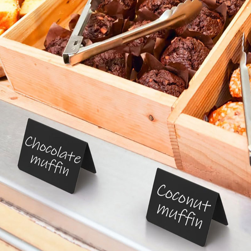 Amazon Acrylic Double-Sided Erasable Price Tag Black Record Dining Table Mini Blackboard Writing Whiteboard