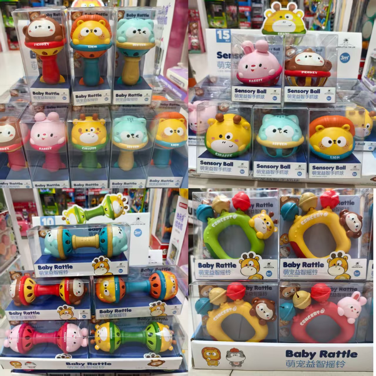 Hand Rattle, Sand Hammer, Grasping Baby Toy, Chewable Children's Sand Hammer, Rattle, Rattle, Educational Enlightenment Toy