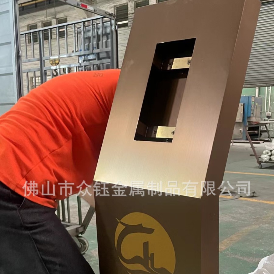 Ai Face Recognition Community Entrance Building Stainless Steel Intercom Column Access Control Machine Base Professional Design Manufacturer