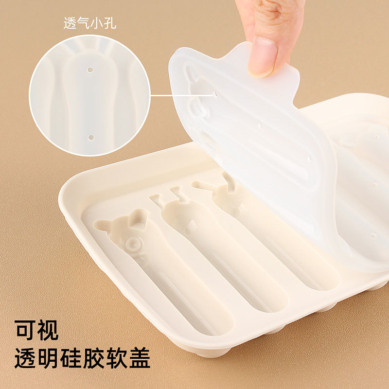 Silicone kitchenware new sausage mold baby food supplement mold summer popsicle mold pastry mold manufacturer in stock
