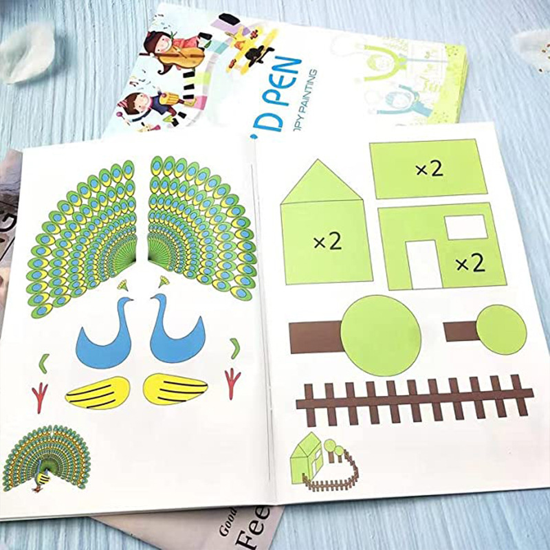 3D Printing Pen Album Accessories Copying Pad Scissors Finger Sleeve Pen Holder Tutorial Book Silicone Pad Stereo Paper Film Accessories