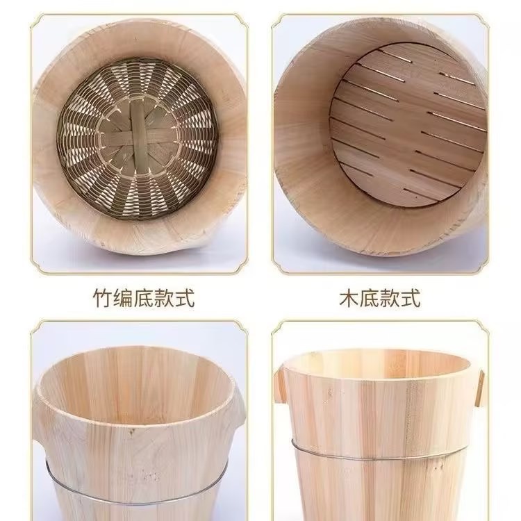 Household Steamed Rice Barrel Commercial Steamed Glutinous Rice Kitchen Large small size Rice Barrel Steamer Bamboo Steamed Rice Barrel Wholesale