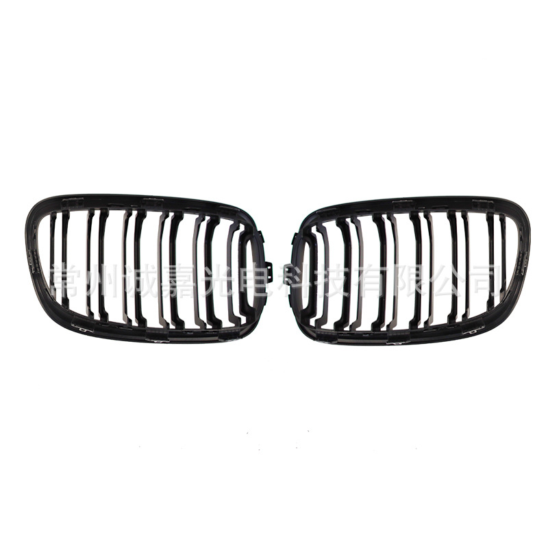 Suitable for BMW BMW 1 Series F20 F21 grille 11-14 years F20 BMW bright black double line grille
