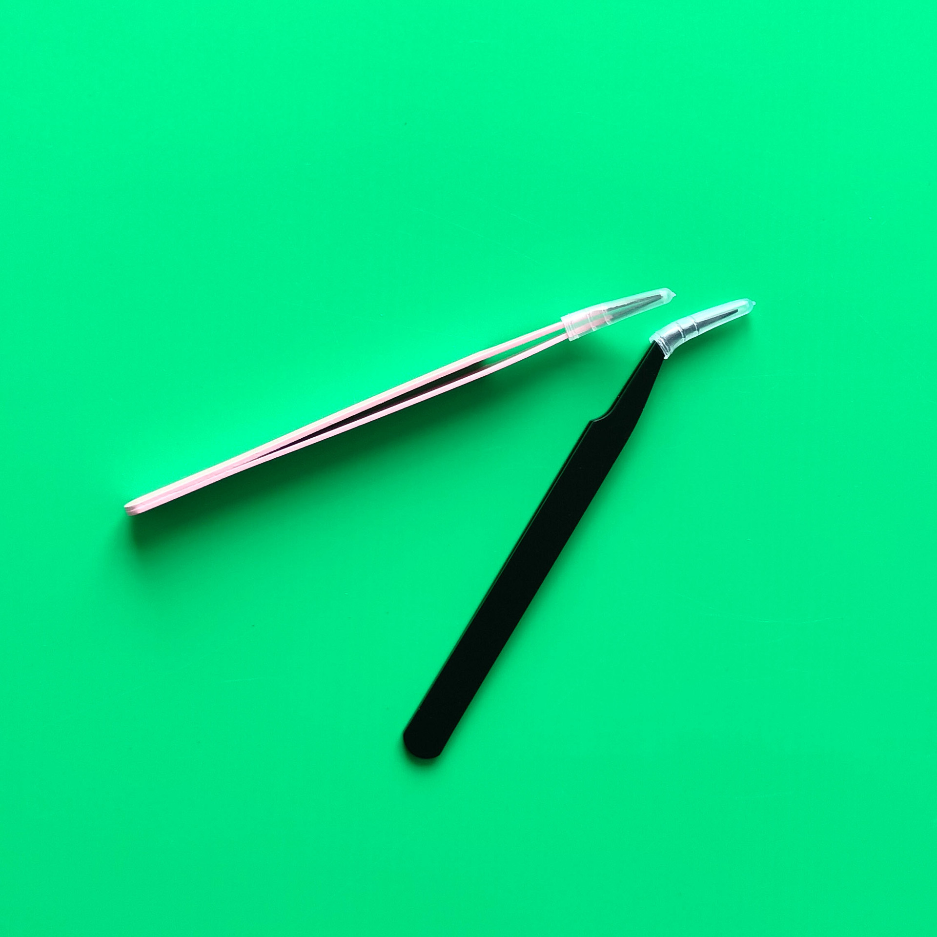 Overseas Supply False Eyelashes Special Gold Feather Clip Eyelash Artist Grafting Eyelash Clip Elbow Clip Handmade Tweezers Tool