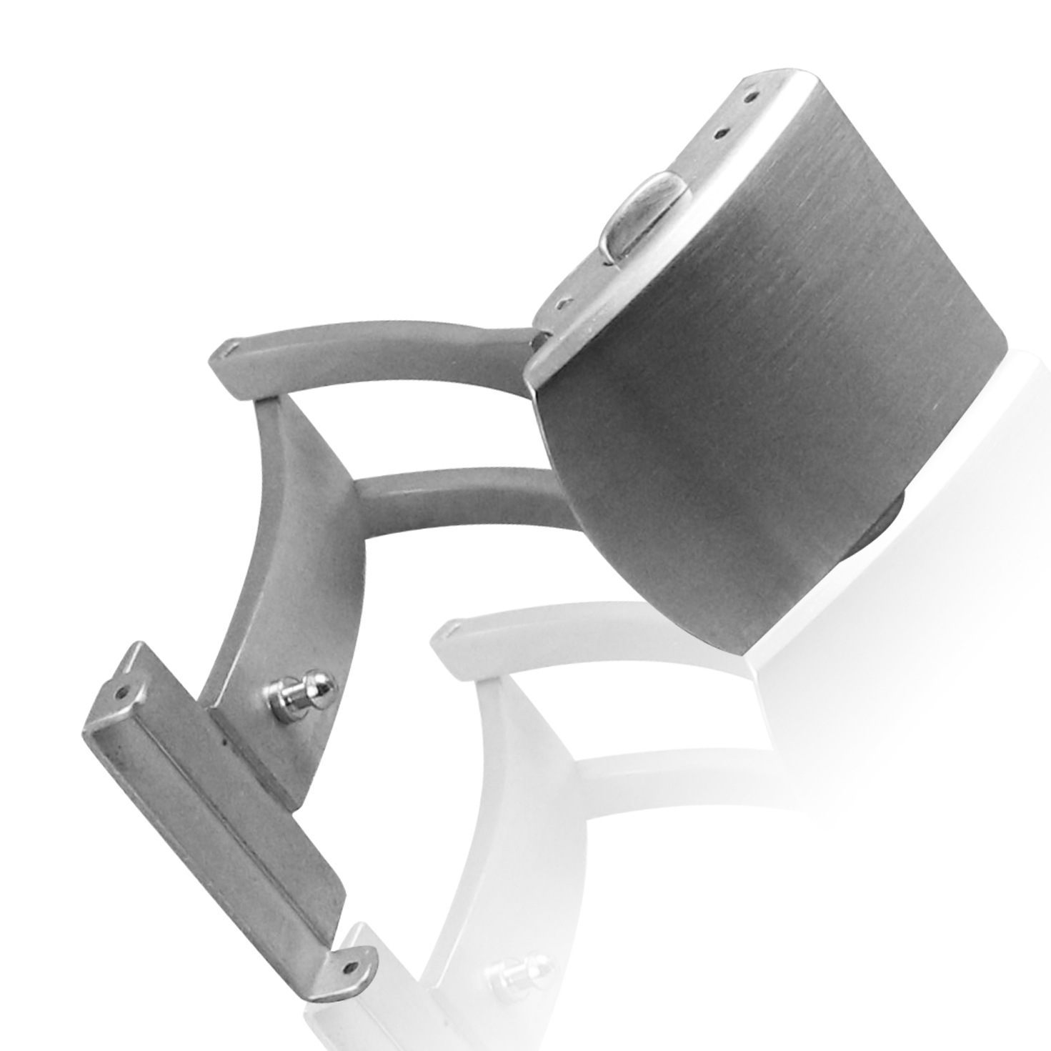 Solid 304 stainless steel water ghost turtle back watch buckle high-end double insurance belt buckle folding plate double press watch buckle accessories