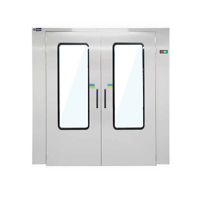Food Workshop High-Efficiency Blow Shower Automatic Identification Air Shower Wholesale Customized Safety Interlocking Stainless Steel Cargo Shower Room