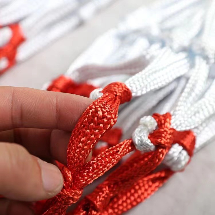 Basketball frame net two-color three-color woven durable bold standard basketball net portable basketball frame woven rope net