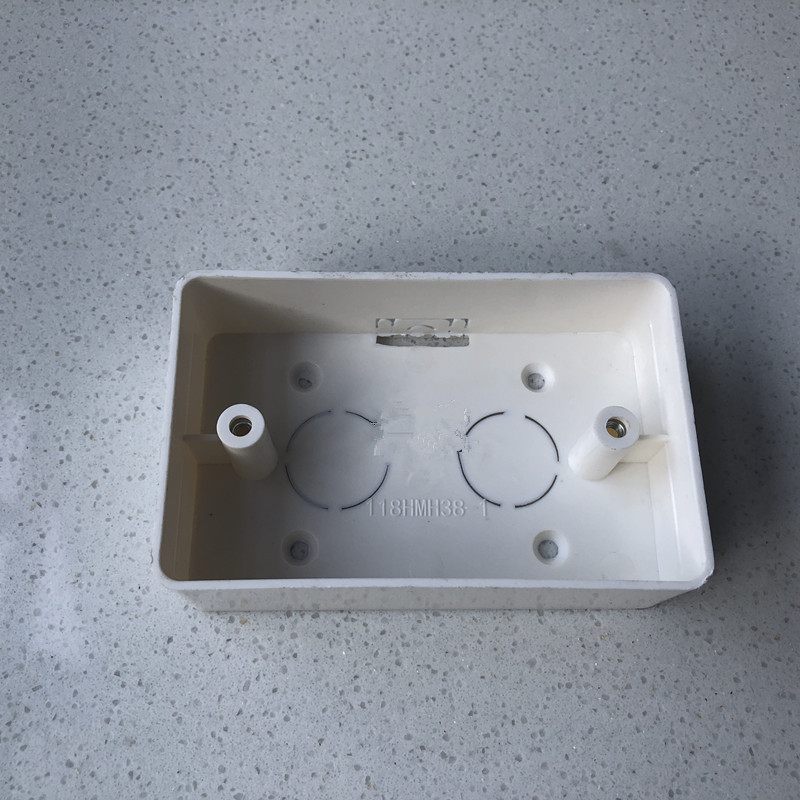 118 тип открытой нижней коробки ПВХ соединительная коробка открытая 118HMH38 бытовая огнестойкая коробка для выключателей и розеток